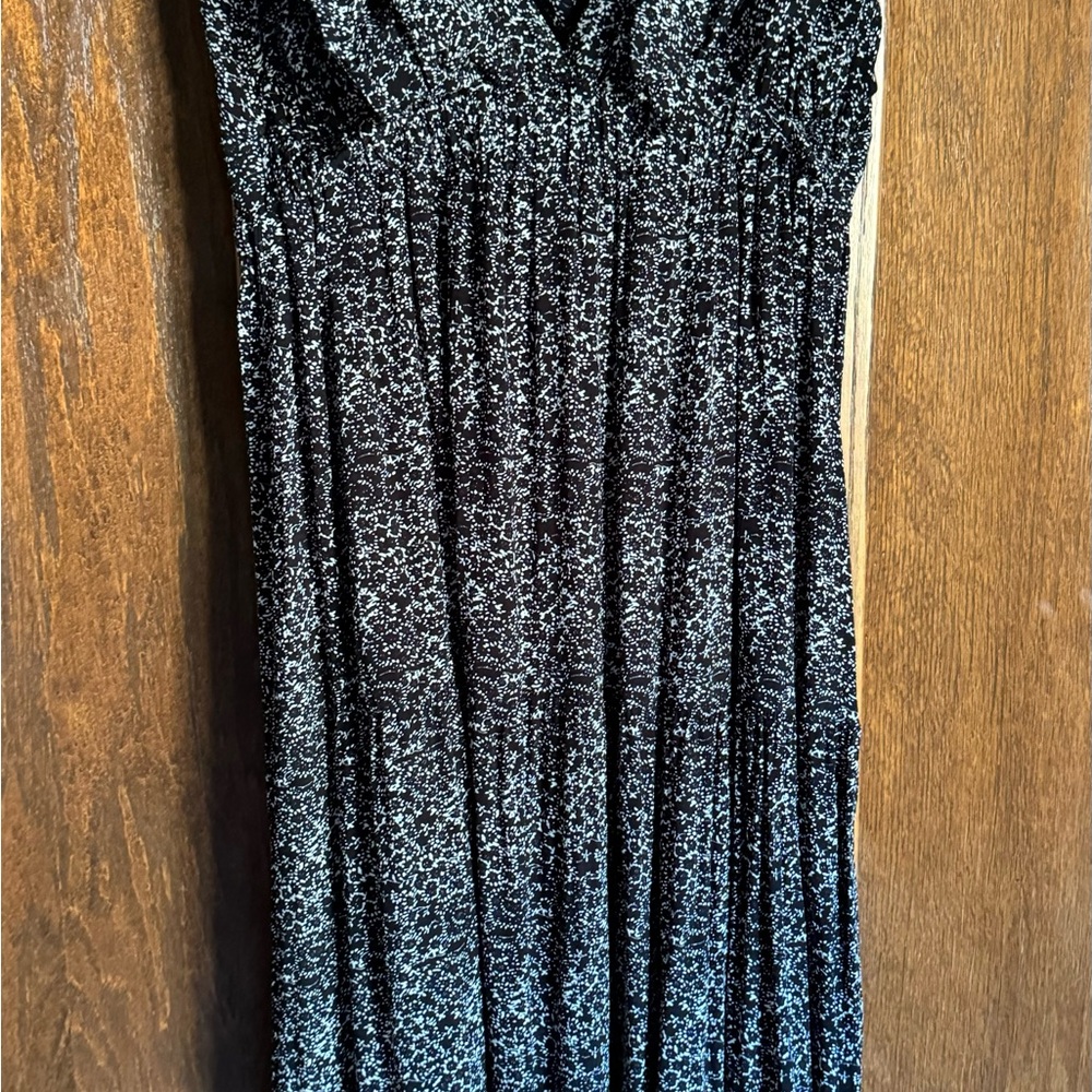 Lulus Black Floral Ruffled Tiered Maxi Dress - Medium - Picture 4 of 5